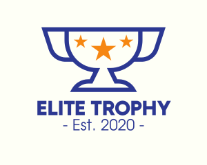 Trophy - Championship Trophy Stars logo design