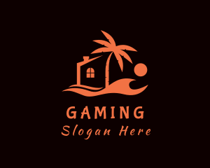 Lodging - Orange Beach Wave House logo design
