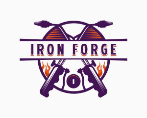 Ironwork - Welding Rod Ironworks logo design