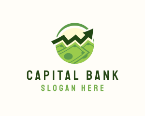 Bank - Money Currency Bank logo design