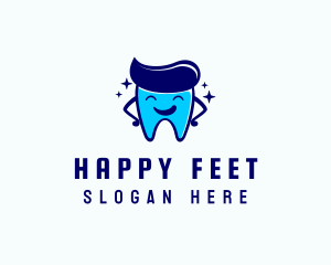 Dental Clinic Happy logo design