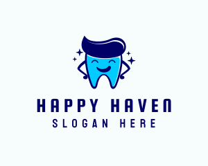 Dental Clinic Happy logo design