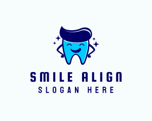 Orthodontic - Dental Clinic Happy logo design