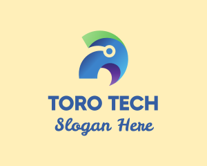 Animal Tech Parrot logo design