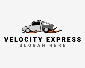 Speed - Pickup Truck Speed logo design