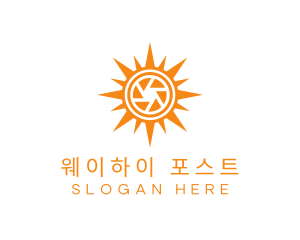 Solar Lens Shutter logo design