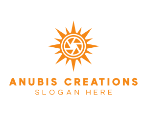 Solar Lens Shutter logo design