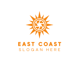 Solar Lens Shutter logo design