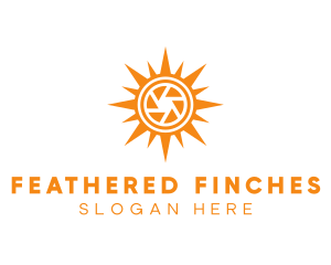 Solar Lens Shutter logo design