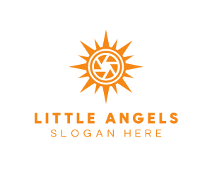 Solar Lens Shutter logo design