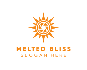 Solar Lens Shutter logo design