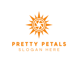 Solar Lens Shutter logo design