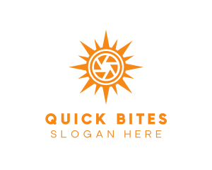 Solar Lens Shutter logo design