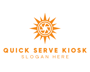 Solar Lens Shutter logo design