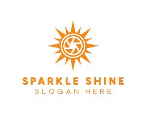 Solar Lens Shutter logo design