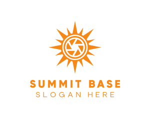 Solar Lens Shutter logo design