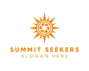 Solar Lens Shutter logo design