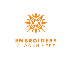 Solar Lens Shutter logo design