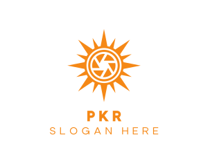 Solar Lens Shutter logo design