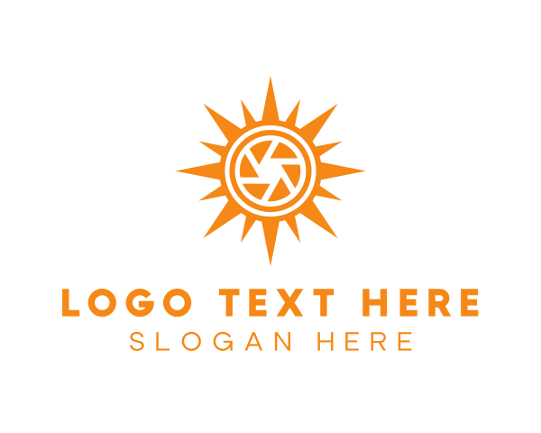 Shutter - Solar Lens Shutter logo design