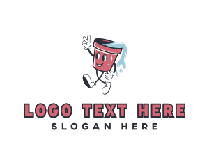 Bucket - Cleaning Bucket Janitorial logo design