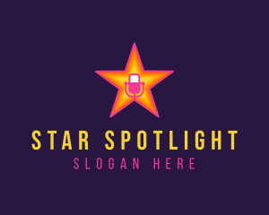 Star Entertainment Podcast  logo design