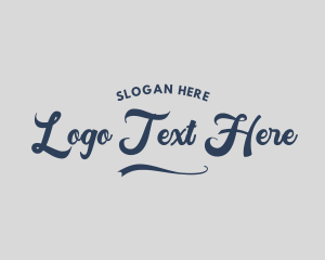 Quirky Cursive Brand Logo