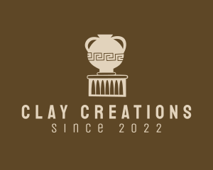 Pottery - Pillar Pottery Artifact logo design