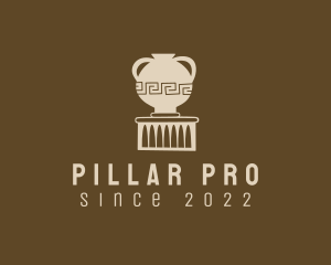 Pillar Pottery Artifact logo design