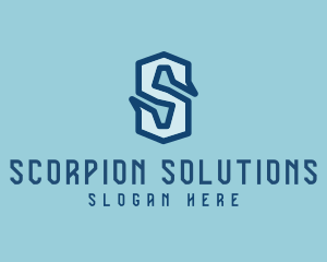 Generic Comic Letter S logo design