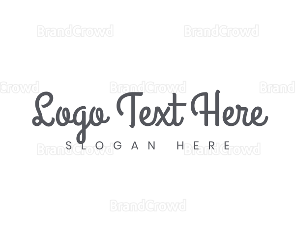 Generic Script Business Logo