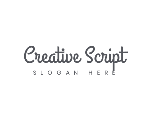 Generic Script Business logo design