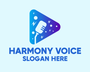 Sing - Singer Microphone Application logo design