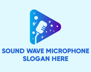 Microphone - Singer Microphone Application logo design