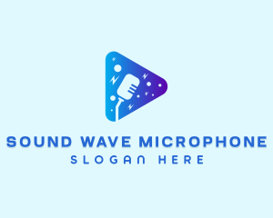 Microphone - Singer Microphone Application logo design