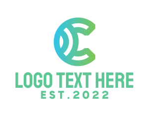 Letter C - Green Letter C logo design