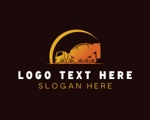 Builder - Construction Cement Truck logo design