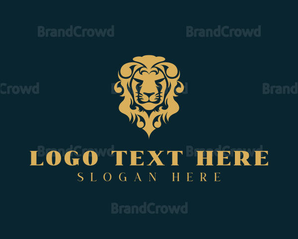 Luxury Antique Lion Logo