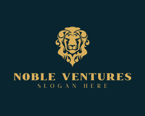 Luxury Antique Lion logo design