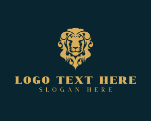 Luxury Antique Lion Logo