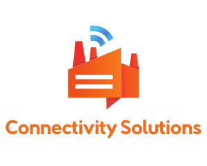Wireless - Orange Factory Signal logo design