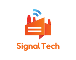 Signal - Orange Factory Signal logo design
