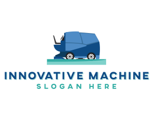 Ice Resurfacer Machine logo design