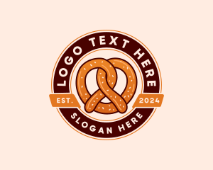 Pretzel Baking Pastry Logo