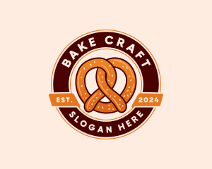 Pretzel Baking Pastry logo design