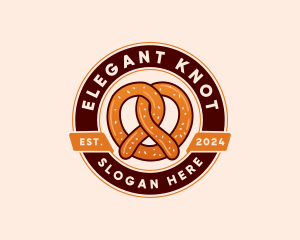 Pretzel Baking Pastry logo design