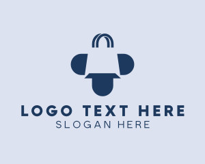 Medicine - Medical Shopping Bag logo design