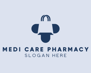 Pharmacist - Medical Shopping Bag logo design