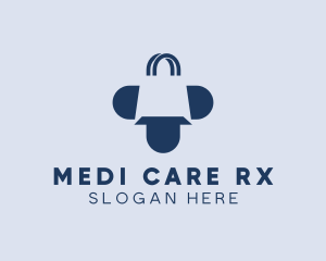 Pharmacist - Medical Shopping Bag logo design