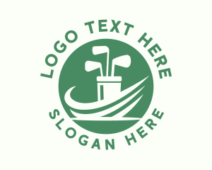 Golfing - Golf Caddie Championship logo design